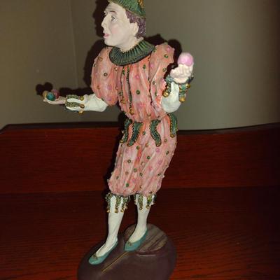 "French" History of Clown by Duncan Royale Vintage Figurine (1986)- Limited Edition and Numbered with Box