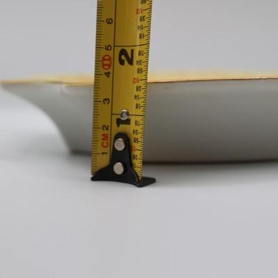 ISCO Hand Painted Porcelain Dish with Stand