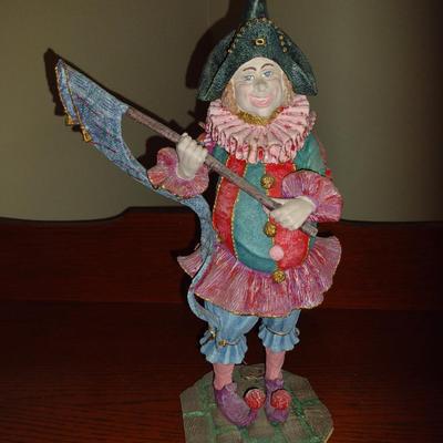 "Pulcinella" History of Clown by Duncan Royale Vintage Figurine (1986)- Limited Edition and Numbered with Box
