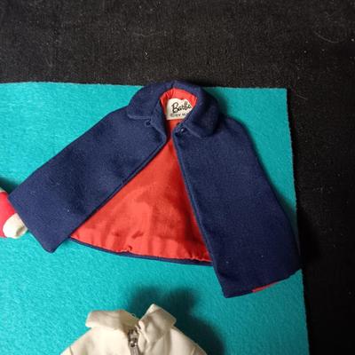 BARBIE DOLL CLOTHES INCLUDING NURSE'S DRESS & CAPE, COCA-COLA SWEATS AND MORE