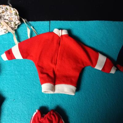 BARBIE DOLL CLOTHES INCLUDING NURSE'S DRESS & CAPE, COCA-COLA SWEATS AND MORE
