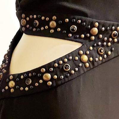RALPH LAUREN Purple Label Demi Couture Studded One Shoulder Demi Couture dress