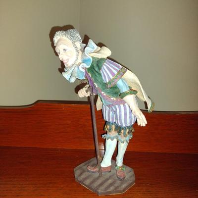 "Pantalone" History of Clown by Duncan Royale Vintage Figurine (1986)- Limited Edition and Numbered with Box