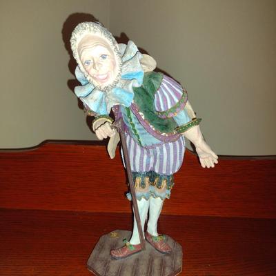 "Pantalone" History of Clown by Duncan Royale Vintage Figurine (1986)- Limited Edition and Numbered with Box