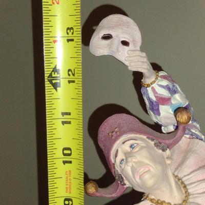 "Harlequin" History of Clown by Duncan Royale Vintage Figurine (1986)- Limited Edition and Numbered with Box