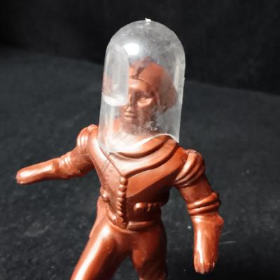 1 A OK ASTRONAUT TO THE MOON FIGURE IN PACKAGE AND 1 USED