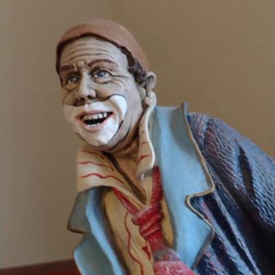 "Auguste" History of Clown by Duncan Royale Vintage Figurine (1986)- Limited Edition and Numbered with Box