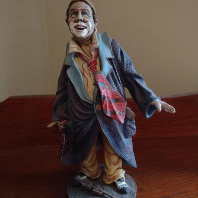"Auguste" History of Clown by Duncan Royale Vintage Figurine (1986)- Limited Edition and Numbered with Box