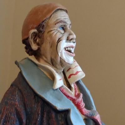 "Auguste" History of Clown by Duncan Royale Vintage Figurine (1986)- Limited Edition and Numbered with Box