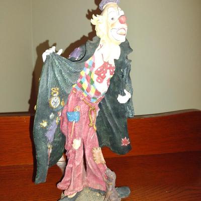 "American" History of Clown by Duncan Royale Vintage Figurine (1986)- Limited Edition and Numbered with Box