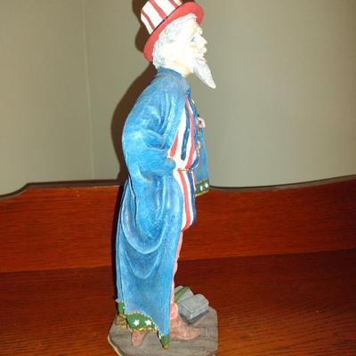 "Uncle Sam" History of Clown by Duncan Royale Vintage Figurine (1986)- Limited Edition and Numbered with Box