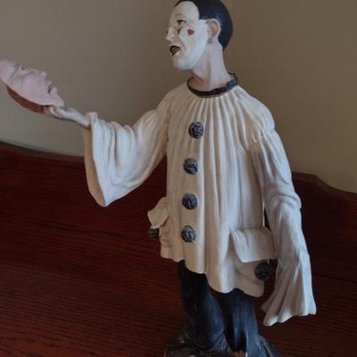 "Pierrot" History of Clown by Duncan Royale Vintage Figurine (1986)- Limited Edition and Numbered with Box