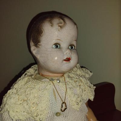 Vintage Doll with Closing Eyes- Approx 20" Tall