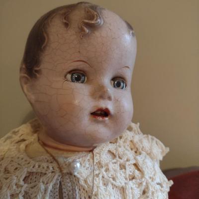 Vintage Doll with Closing Eyes- Approx 20" Tall