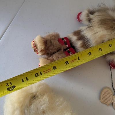 Hand Crafted Made In Alaska Handmade Native Nenana Alaska Seal Wolf Beaver Doll