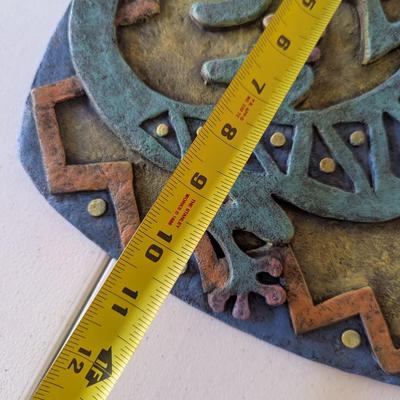 Native American Navajo Hand Painted Ceramic Wall Decor
