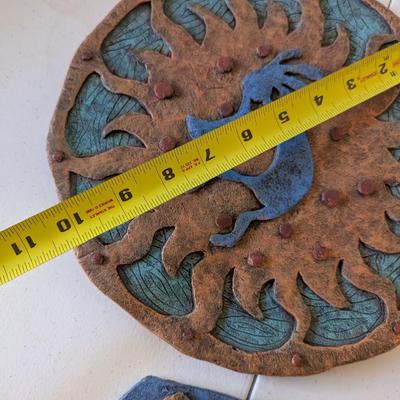 Native American Navajo Hand Painted Ceramic Wall Decor