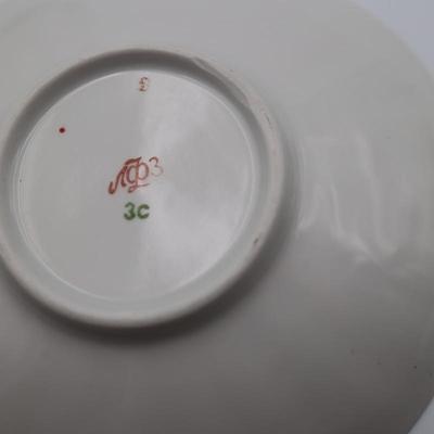 LOMONOSOV Porcelain Strawberry Pattern Teacups And Saucers