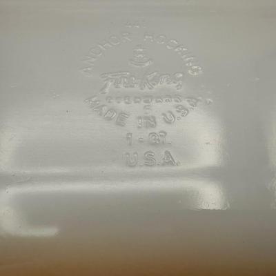 Fire King Peach Lustre Ovenware