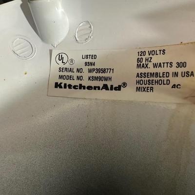 Kitchen Aid Stand Mixer White
