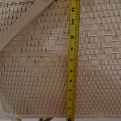 Vintage Wheeled Folding Baby Bassinet