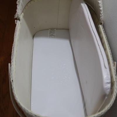 Vintage Wheeled Folding Baby Bassinet