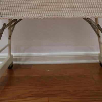 Vintage Wheeled Folding Baby Bassinet