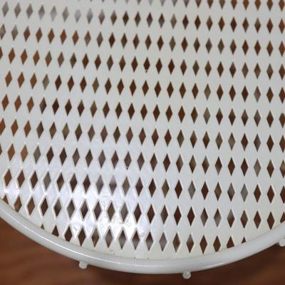 Vintage Metal Vanity Chair Stool