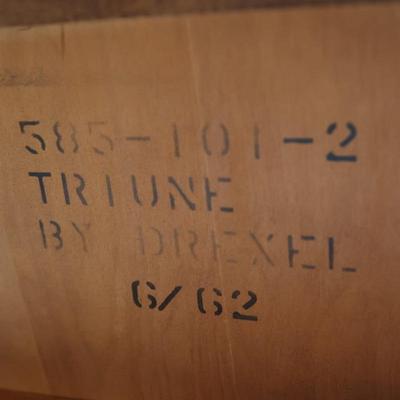 DREXEL Triune Four Drawer Writing Desk