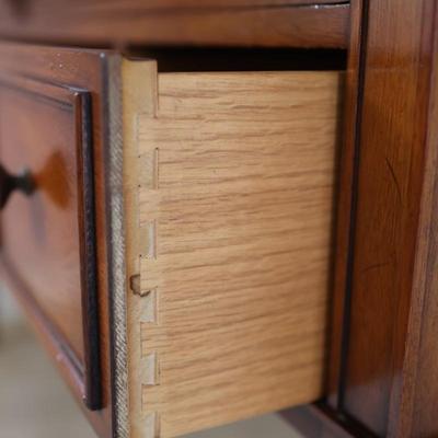 DREXEL Triune Four Drawer Writing Desk