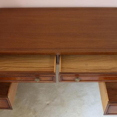 DREXEL Triune Four Drawer Writing Desk