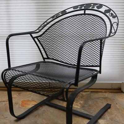 Wrought Iron Rocking Chair - Kept Indoors