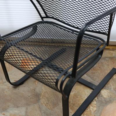 Wrought Iron Rocking Chair - Kept Indoors