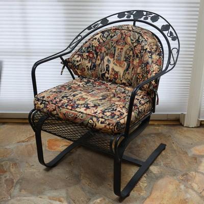 Wrought Iron Rocking Chair - Kept Indoors