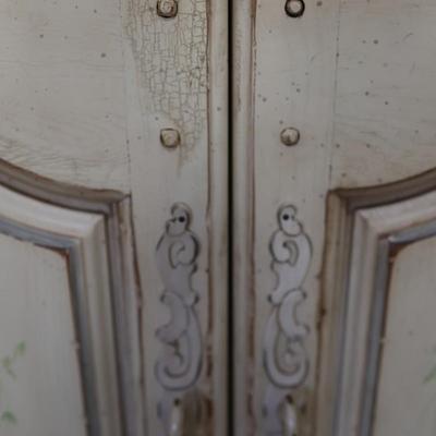 Vintage THOMASVILLE Armoire Hand Painted