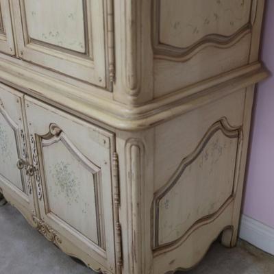 Vintage THOMASVILLE Armoire Hand Painted