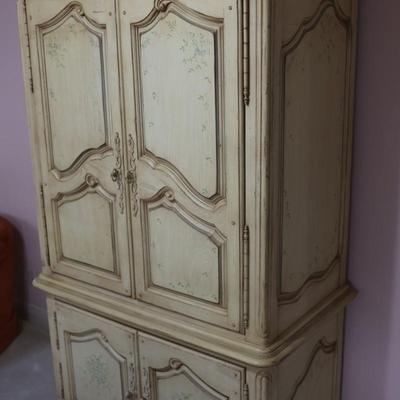Vintage THOMASVILLE Armoire Hand Painted