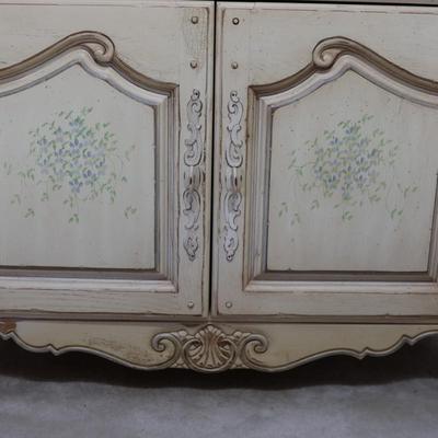 Vintage THOMASVILLE Armoire Hand Painted