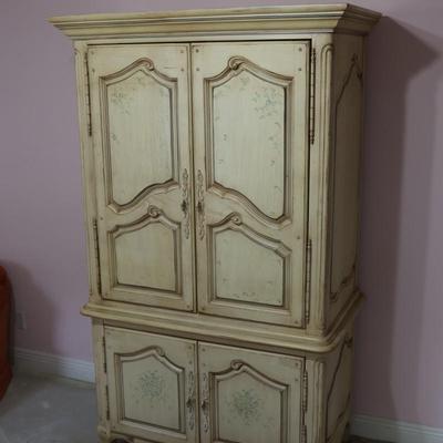 Vintage THOMASVILLE Armoire Hand Painted