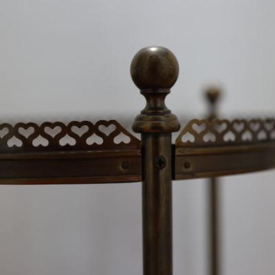 Two Tier Wood Table