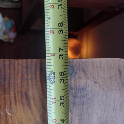 Vintage Wooden Short Table- Approx 36 3/4" Long