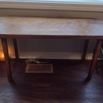Vintage Wooden Short Table- Approx 36 3/4" Long