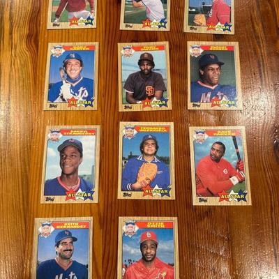 Sale Photo Thumbnail #357: 1987 TOPPS ALL STAR SET