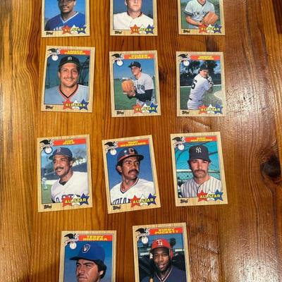 1987 TOPPS ALL STAR SET