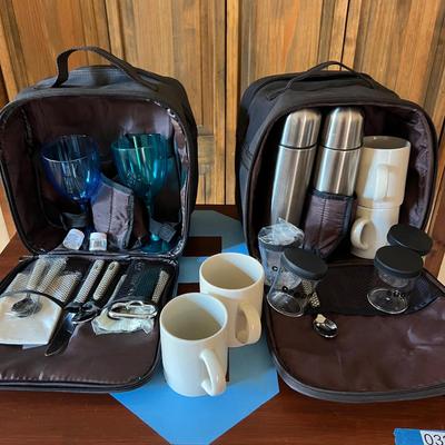 2 Gevalia Picnic Backpacks - Coffee, Wine