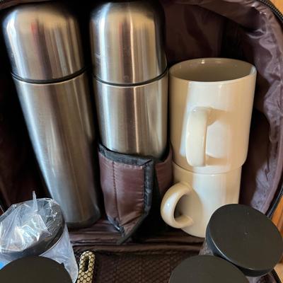 2 Gevalia Picnic Backpacks - Coffee, Wine