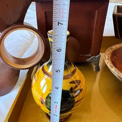 Decorative Lot - Vintage, Wood, Trays, Etc.