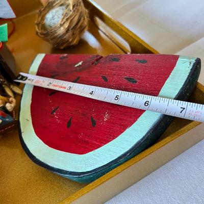 Decorative Lot - Vintage, Wood, Trays, Etc.