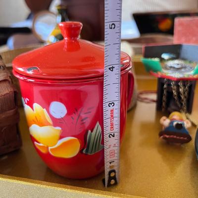 Decorative Lot - Vintage, Wood, Trays, Etc.