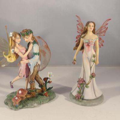 Pair of Dragonsite Forever Fairy Figurines- One Limited Edition and Numbered (#4)